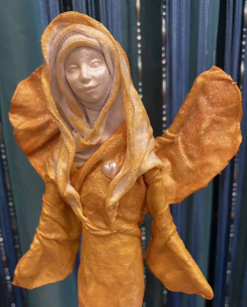 Anjel perleťové srdiečko👌🏼